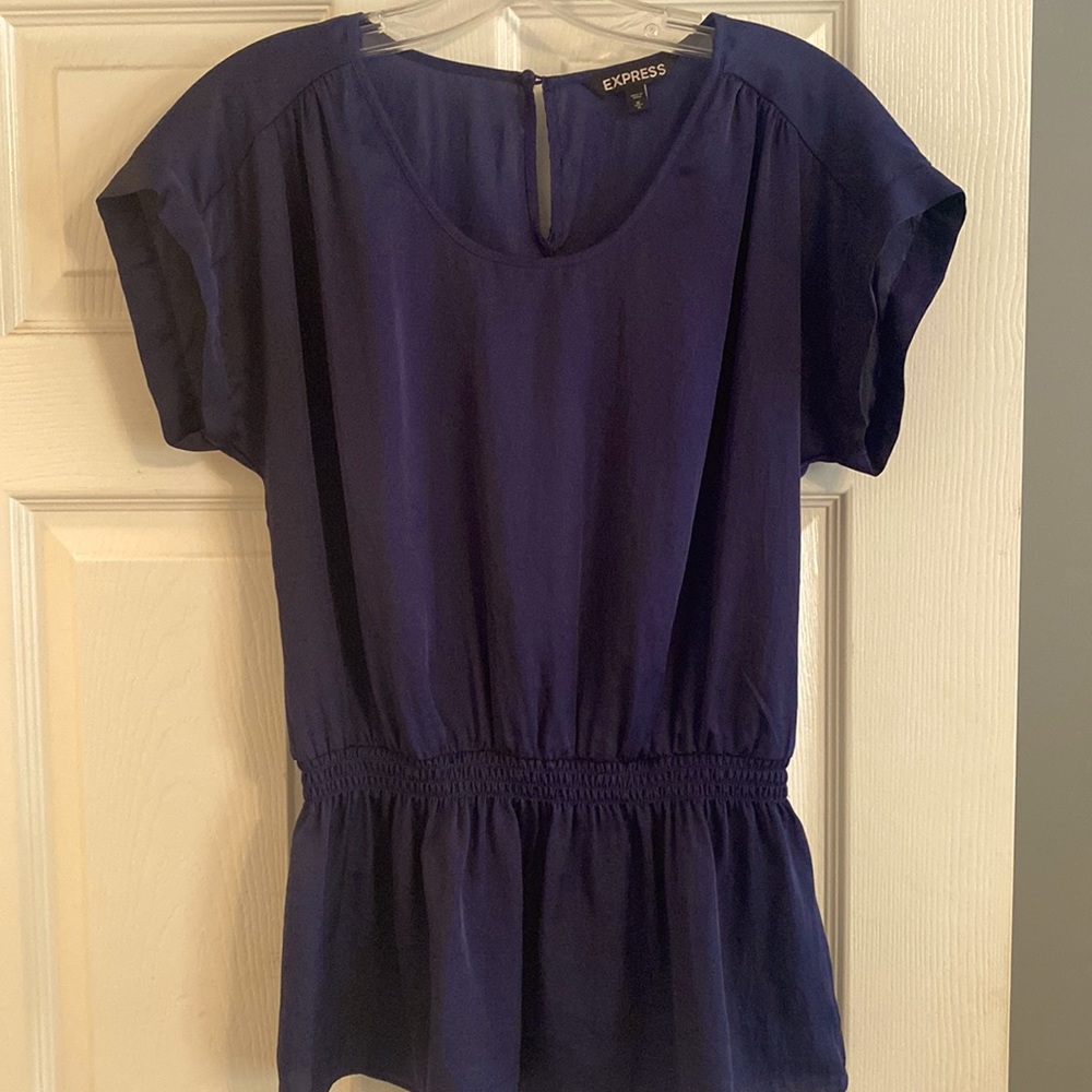 Express - Navy dress shirt. Size Medium